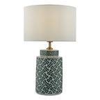 Reese Table Lamps Green Print Base Only