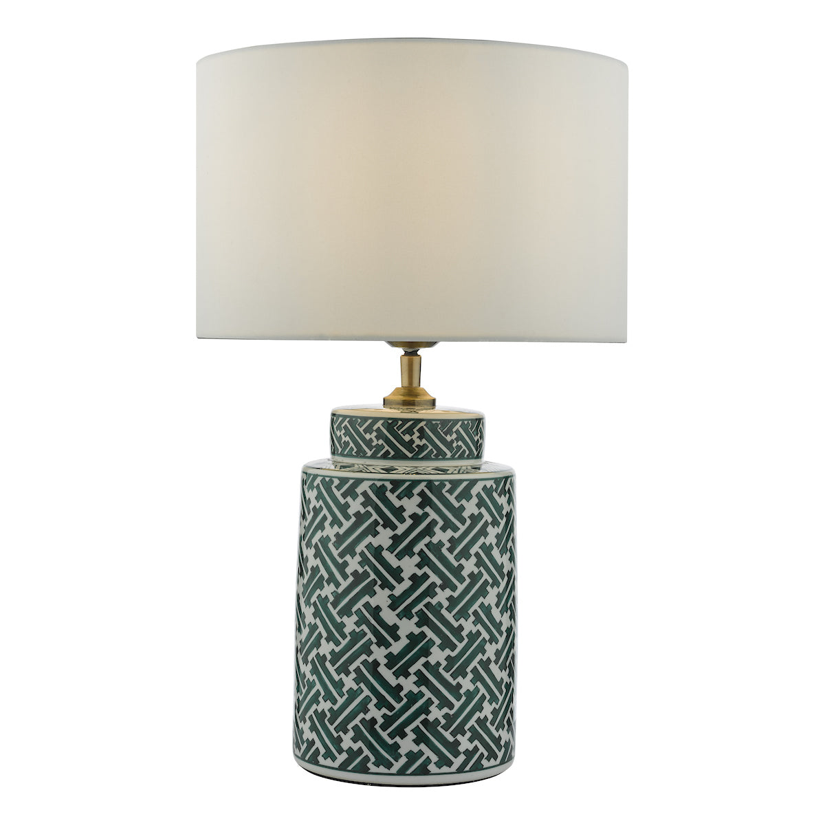Reese Table Lamps Green Print Base Only