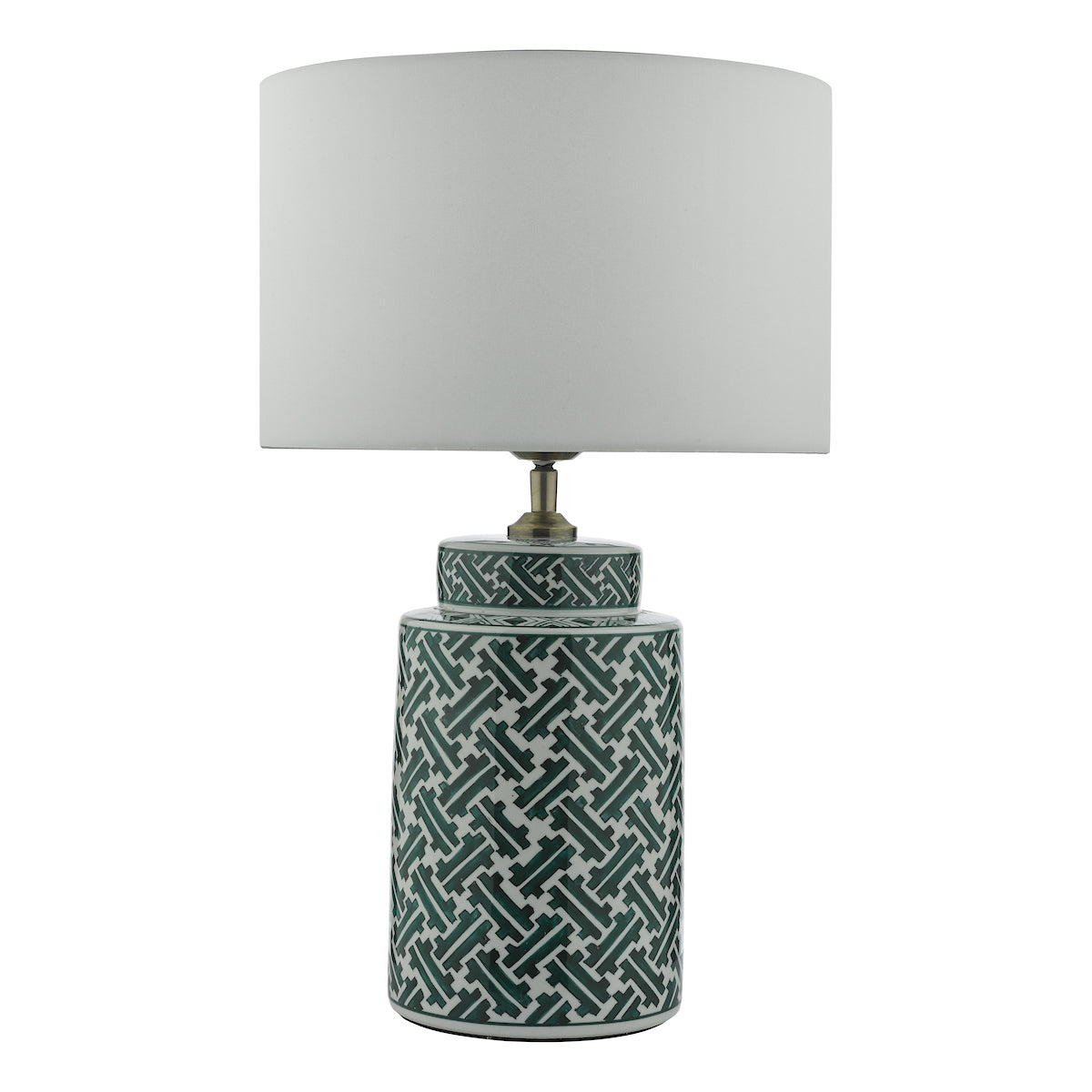 Reese Table Lamps Green Print Base Only