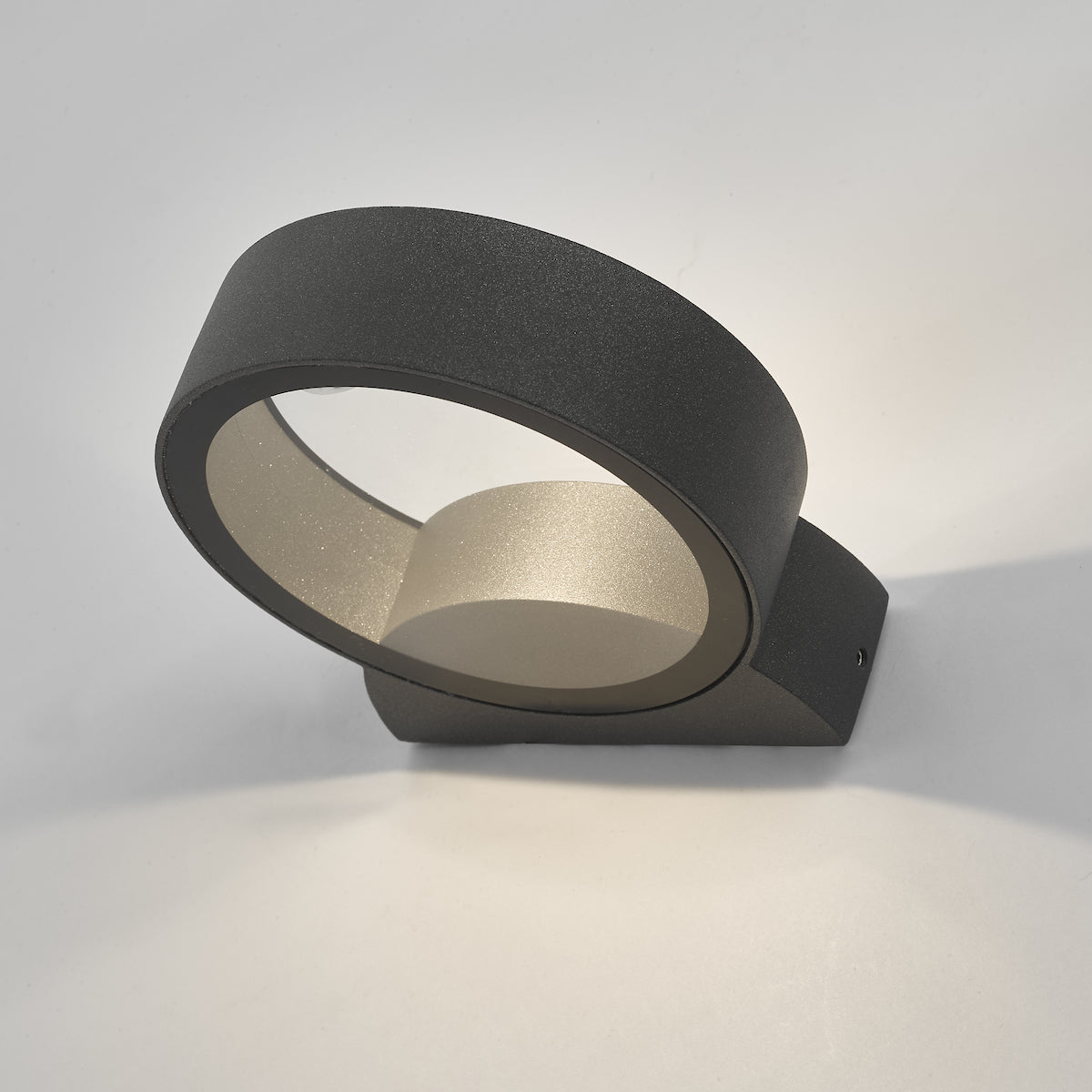 Reon Outdoor Wall Light Matt Grey Glass IP65 LED