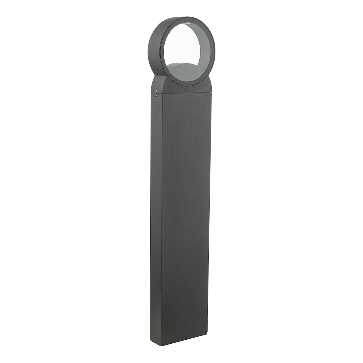 Reon Outdoor Post With Round Light Anthracite IP65 LED