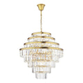 Rhapsody 12 Light Chandelier Bronze Crystal