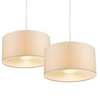 Rita Non Elec Pendant 2 Tone Cream (Multipack)