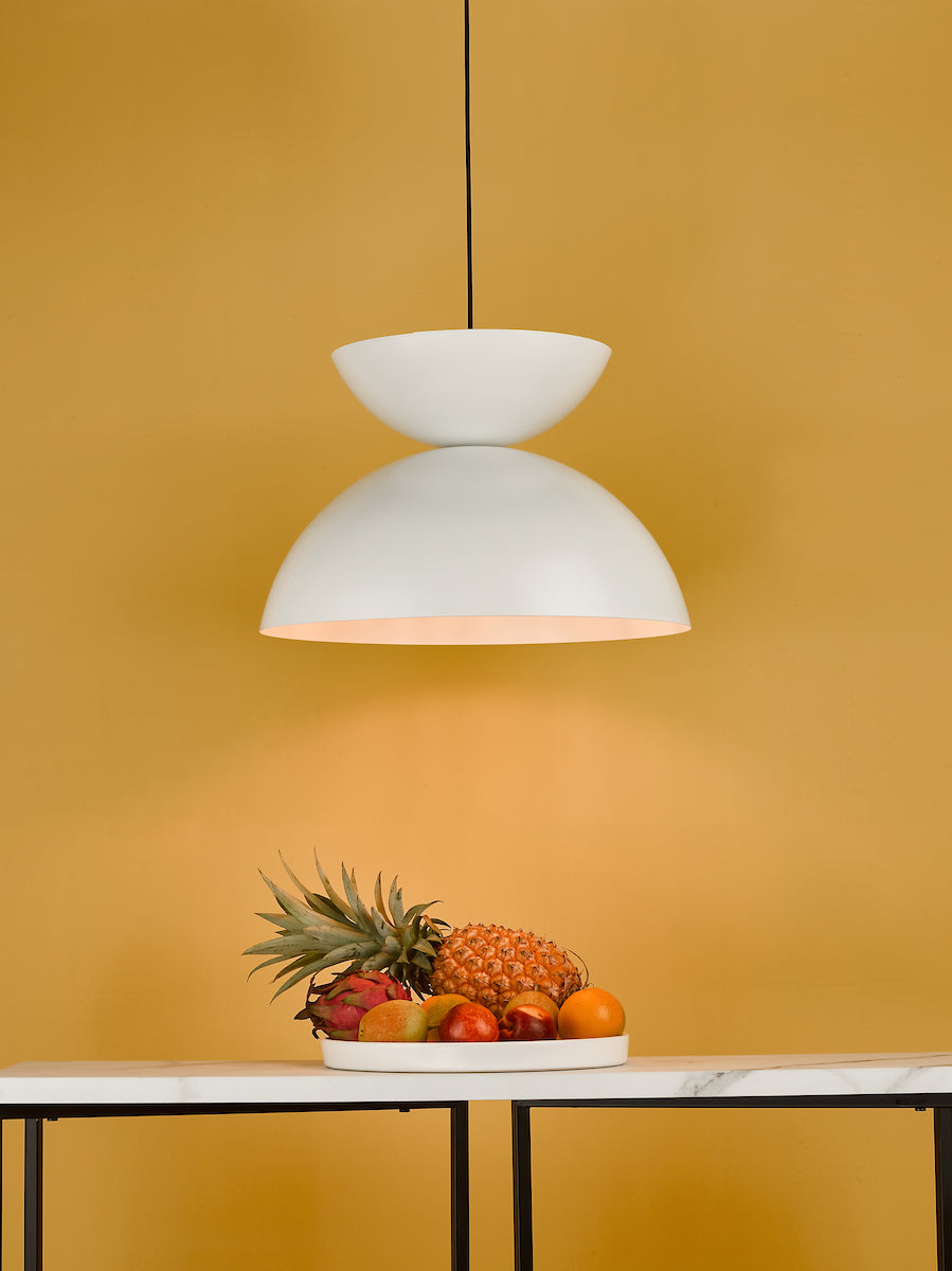 Riya Pendant Matt White