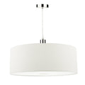 Ronda White Faux Silk Easy Fit Shade 60cm