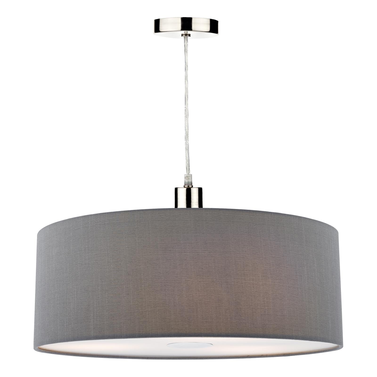 Ronda Grey Faux Silk Easy Fit Shade 60cm