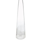 Samara Table Lamp Glass and Polished Chrome With Shade