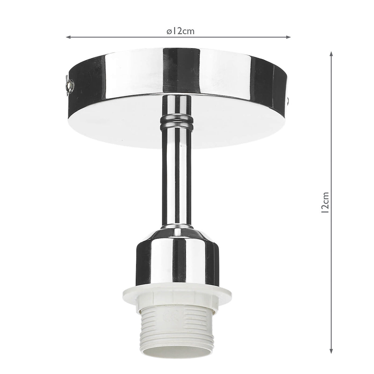 SF0150 1 Light Semi Flush Suspension Polished Chrome Bracket Only
