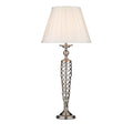 Siam Table Lamp Satin Chrome With Shade (Multipack)