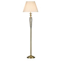 Siam Floor Lamp Antique Brass With Shade (Multipack)