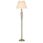Siam Floor Lamp Antique Brass With Shade (Multipack)