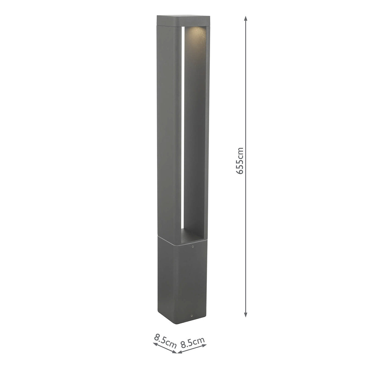 Sitar Outdoor Post Light Anthracite IP65 LED
