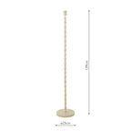 Siyanda Floor Lamp Cream Base Only