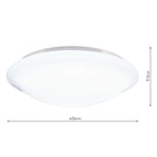 Sky Bathroom Flush White Acrylic IP44