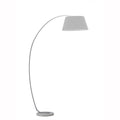 Prima satin nickel standard lamp