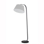 Prima standard lamp with grey shade
