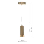 Accessory 1 Light Suspension Bronze