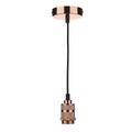 1 Light E27 Decorative Suspension Copper