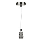 1 Light E27 Decorative Suspension Gun Metal