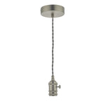 Accessory 1 Light Antique Chrome E14 Suspension