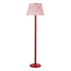 Spool Floor Lamp Gloss Red Base Only