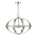 Symbol 3 Light Pendant Satin Chrome