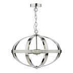 Symbol 3 Light Pendant Satin Chrome