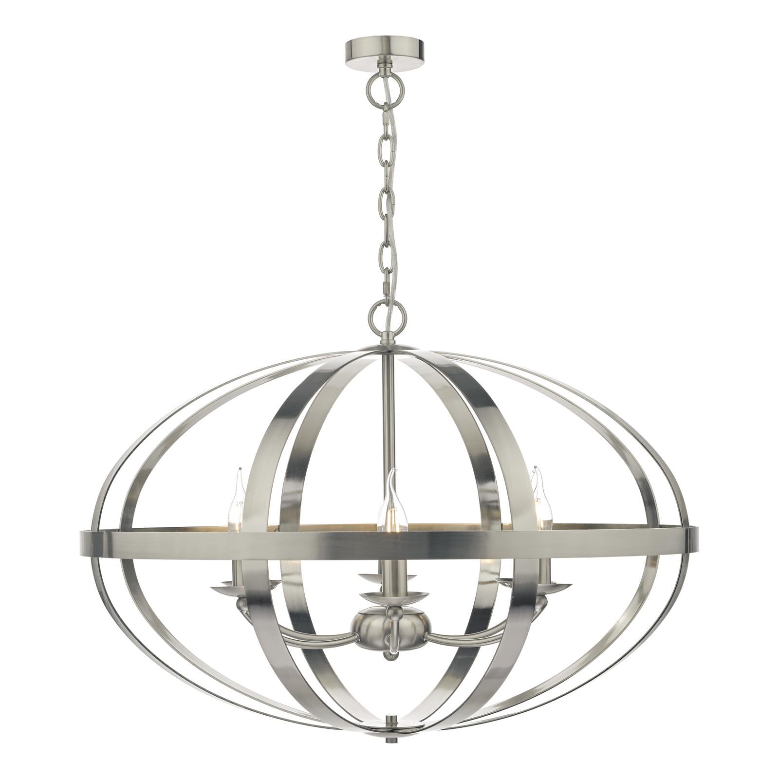 Symbol 6lt Pendant Satin Chrome