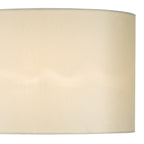 Syracuse White Faux Silk Oval Shade 40cm