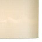 Syracuse White Faux Silk Oval Shade 40cm
