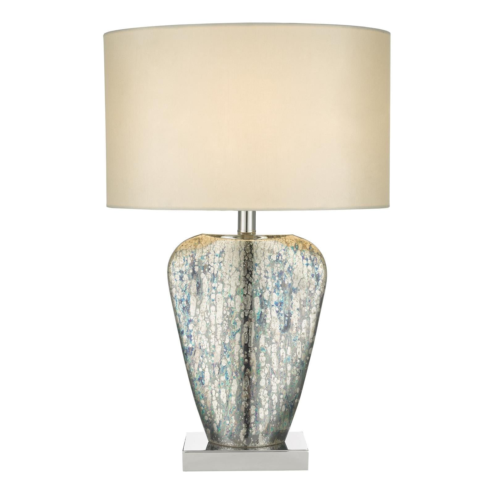 Syracuse Table Lamps Mercury Glass With Shade