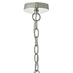 Tamara Pendant Satin Nickel & Ribbed Glass