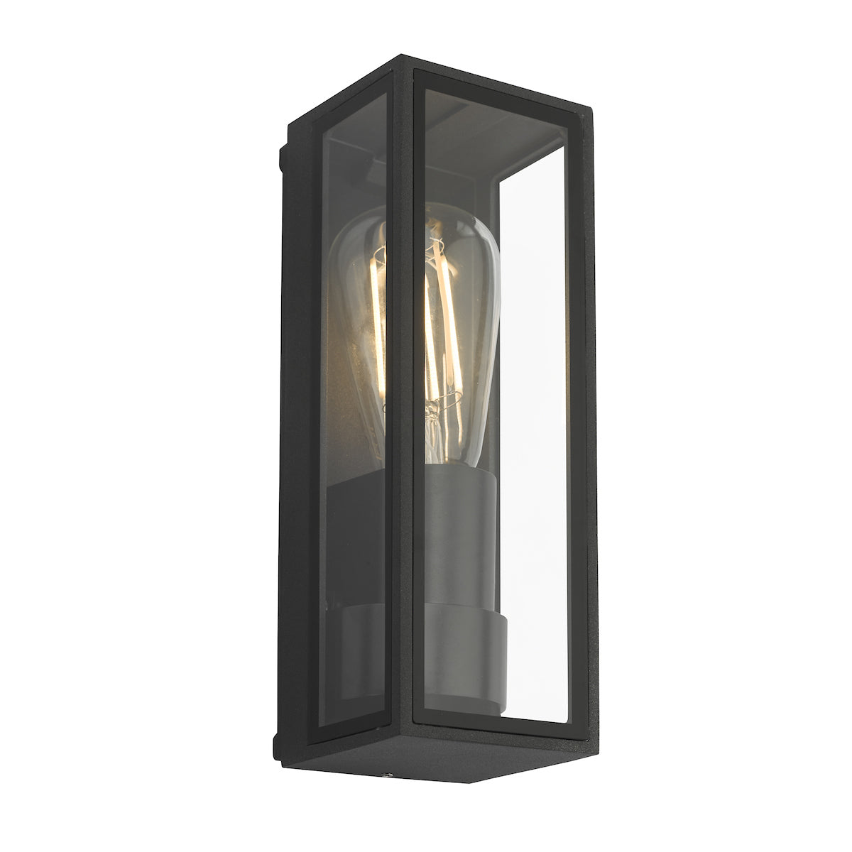 Taryn Outdoor Wall Light Matt Grey Glass IP65