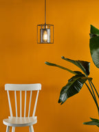 Tatum Pendant Matt Black and Smoked Glass