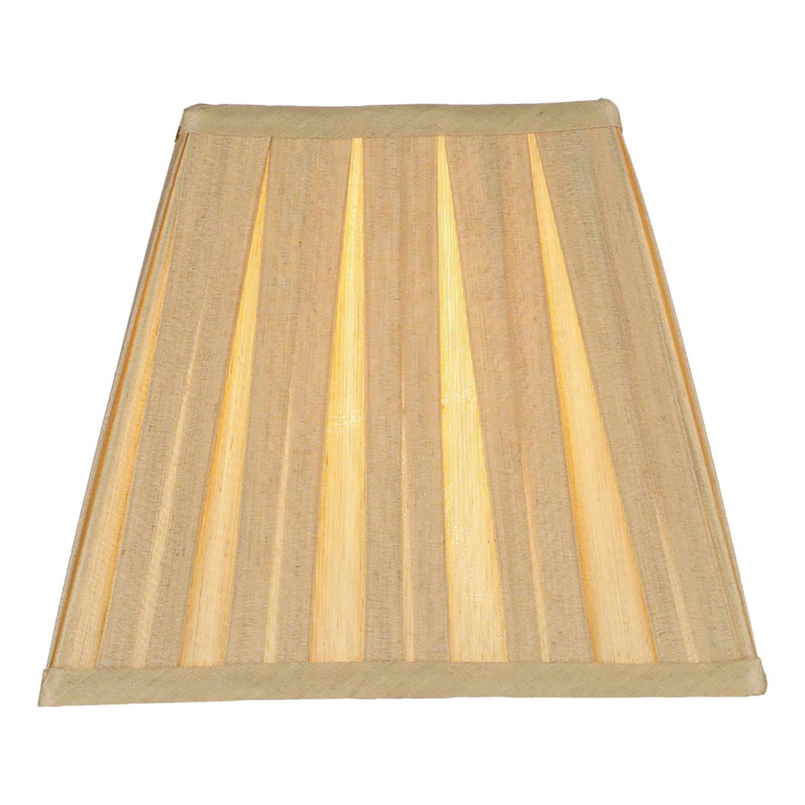 Taylor Gold Faux Silk Tapered Square Shade 22cm