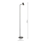 Thierry Task Floor Lamp Matt Black