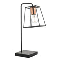 Tower Table Lamps Black & Copper