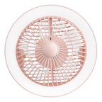 Turbo Desk Fan With Lamp Pink LED