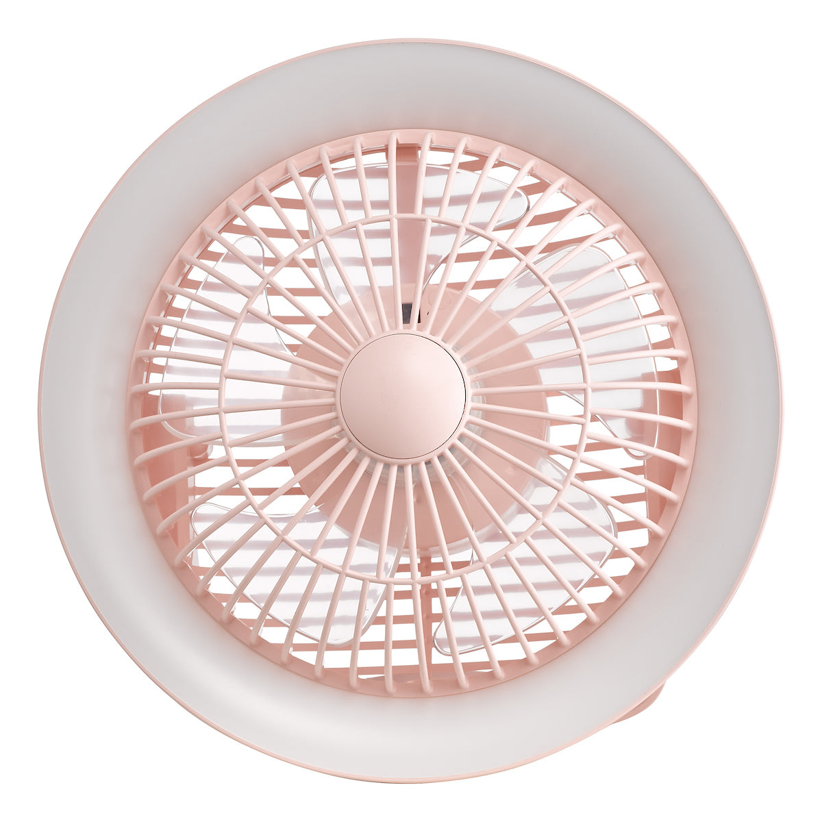 Turbo Desk Fan With Lamp Pink LED