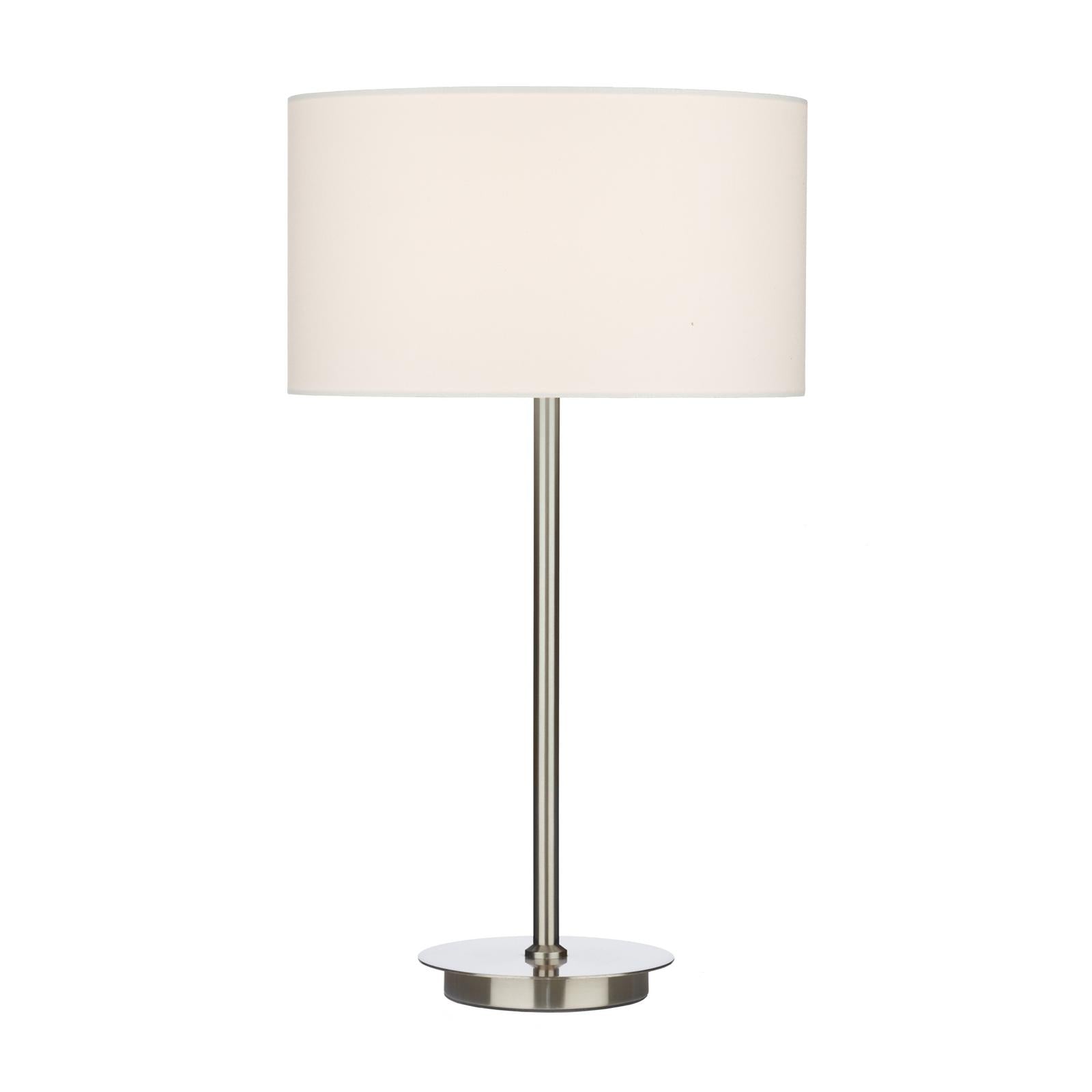 Tuscan Table Lamps Satin Chrome Base Only