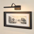 Tyrus 35cm Picture Light Satin Black LED