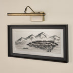 Tyrus 35cm Picture Light Brushed Bronze LED