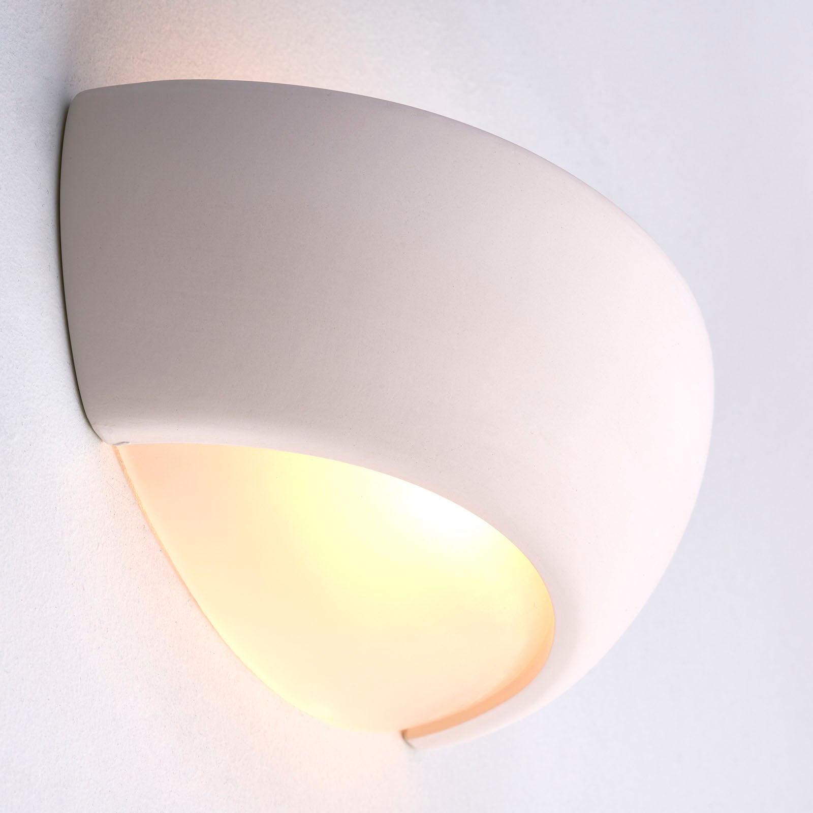 Eton 1lt Paintable Uplighter Wall Light