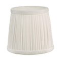 Ulyana Ivory Faux Silk Pleated Shade 14cm