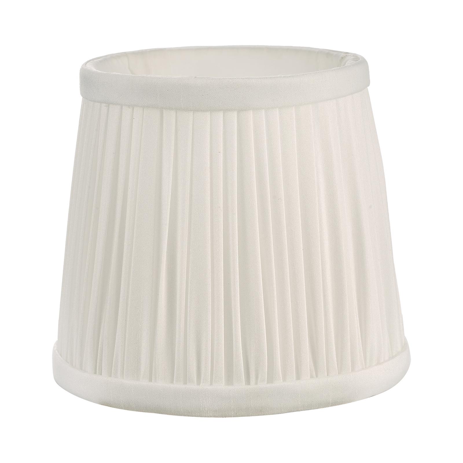 Ulyana Ivory Faux Silk Pleated Shade 14cm