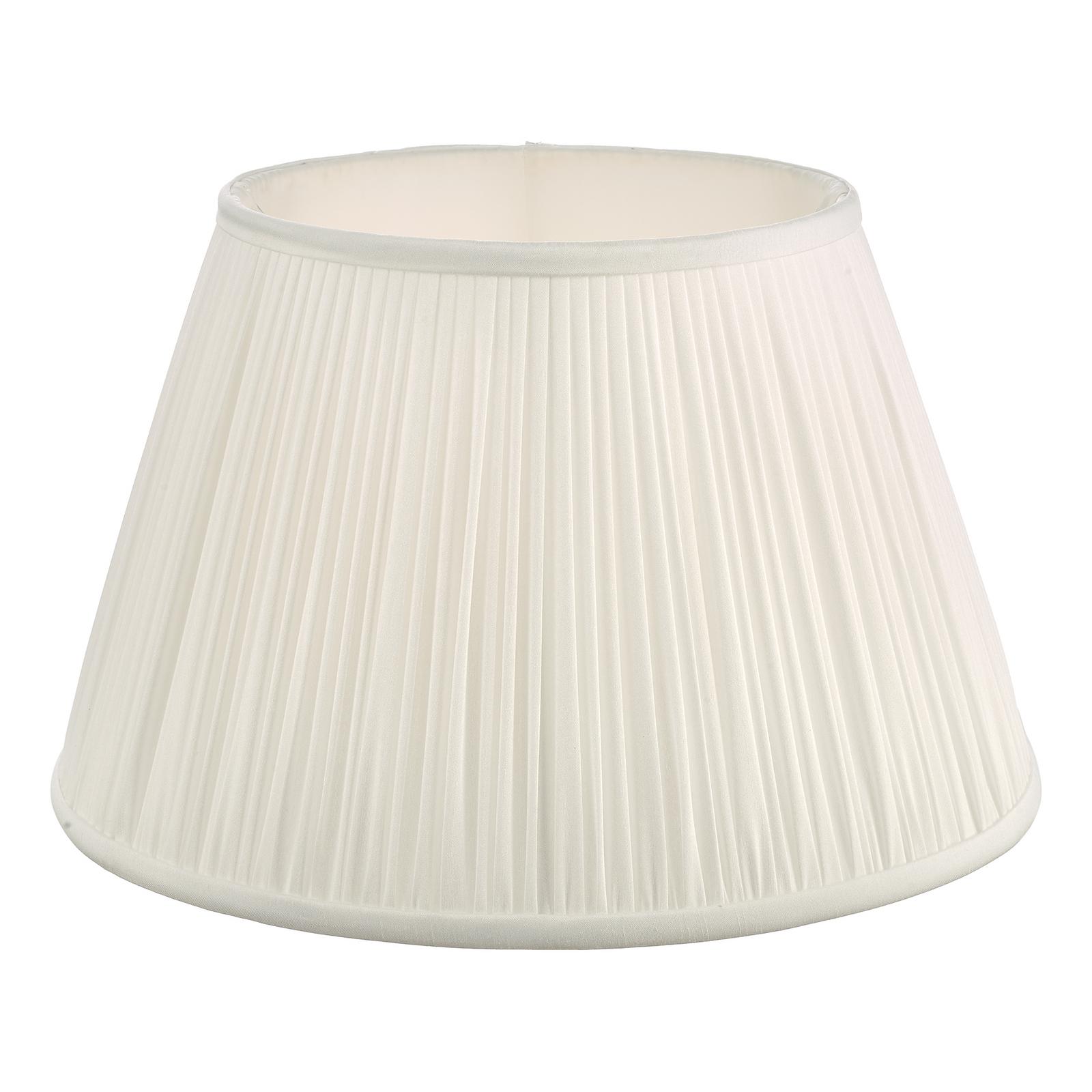 Ulyana Ivory Faux Silk Pleated Shade 35cm