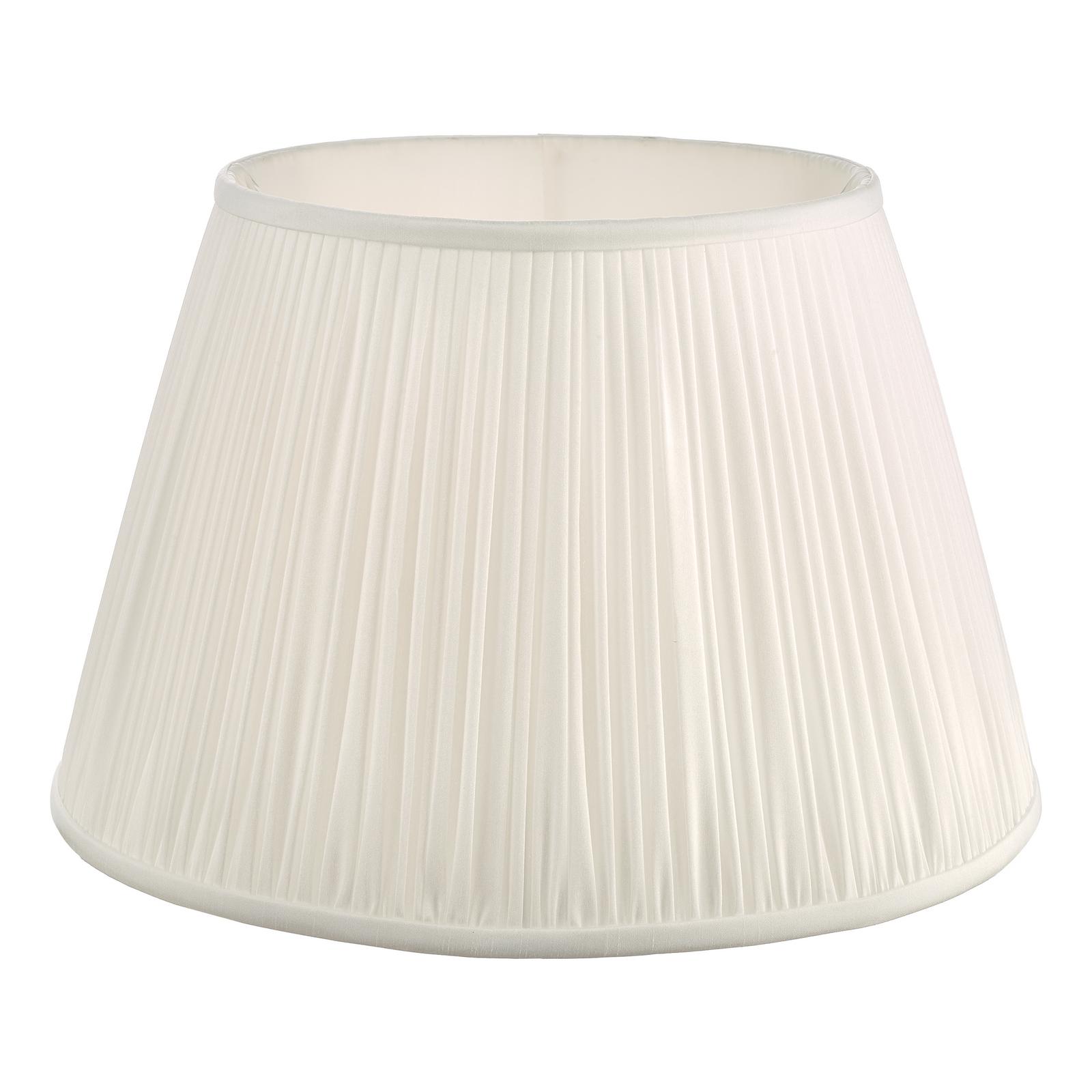 Ulyana Ivory Faux Silk Pleated Shade 40cm