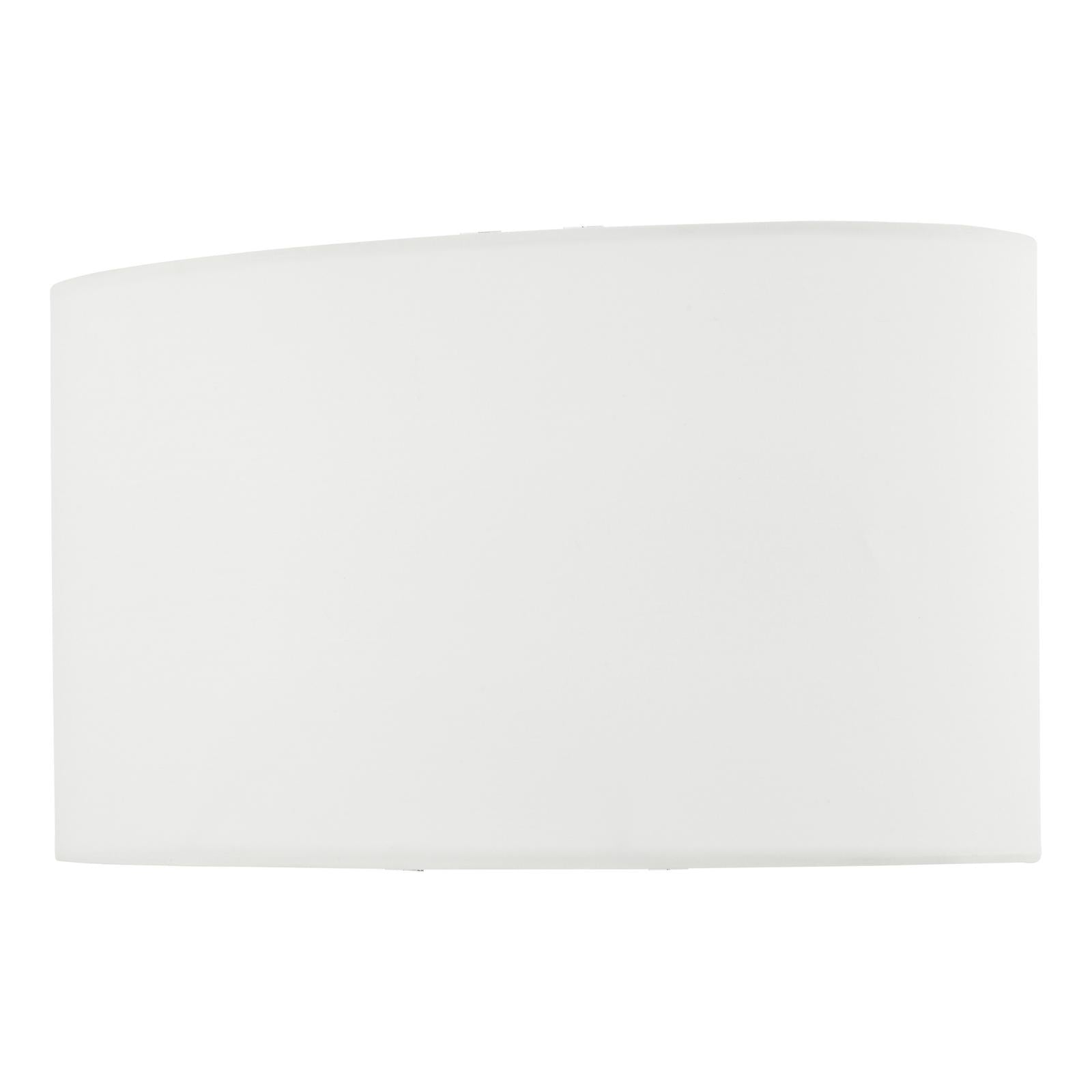 Utara Ivory Faux Silk Oval Shade 34cm