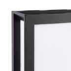 Vayu 2 Light Outdoor Wall Light Matt Black and Opal IP44