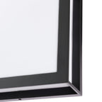 Vayu 2 Light Outdoor Wall Light Matt Black and Opal IP44